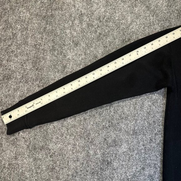 Bella + Canvas Womens Black Fleece Graphic Sweatshirt Small Cozy Streetwear - Picture 5 of 11